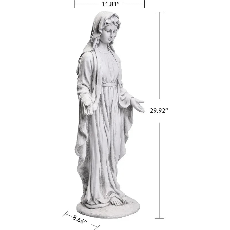 Virgin Mary 29.9 Inch Outdoor Statue