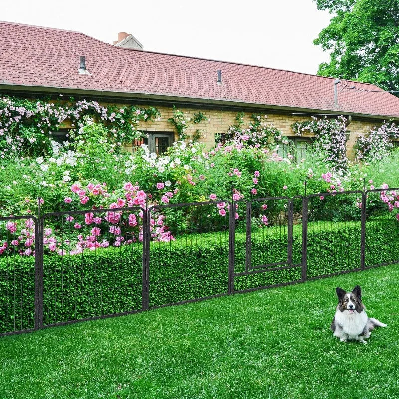 Decorative Garden Metal Fence Pet Fencing,