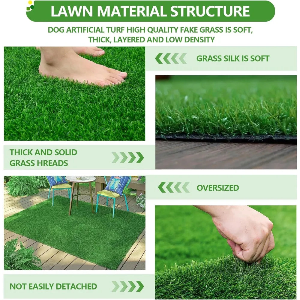 Artificial Grass Turf for Dogs Indoor Outdoor 
 for Dogs Potty