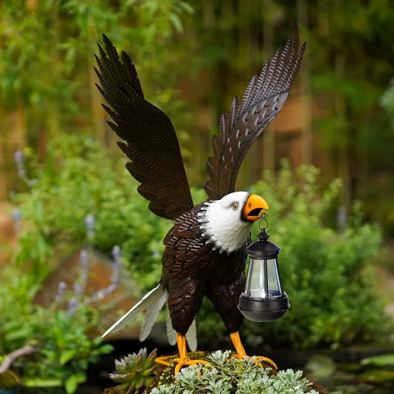 Metal Bald Eagle Large Outdoor Statues