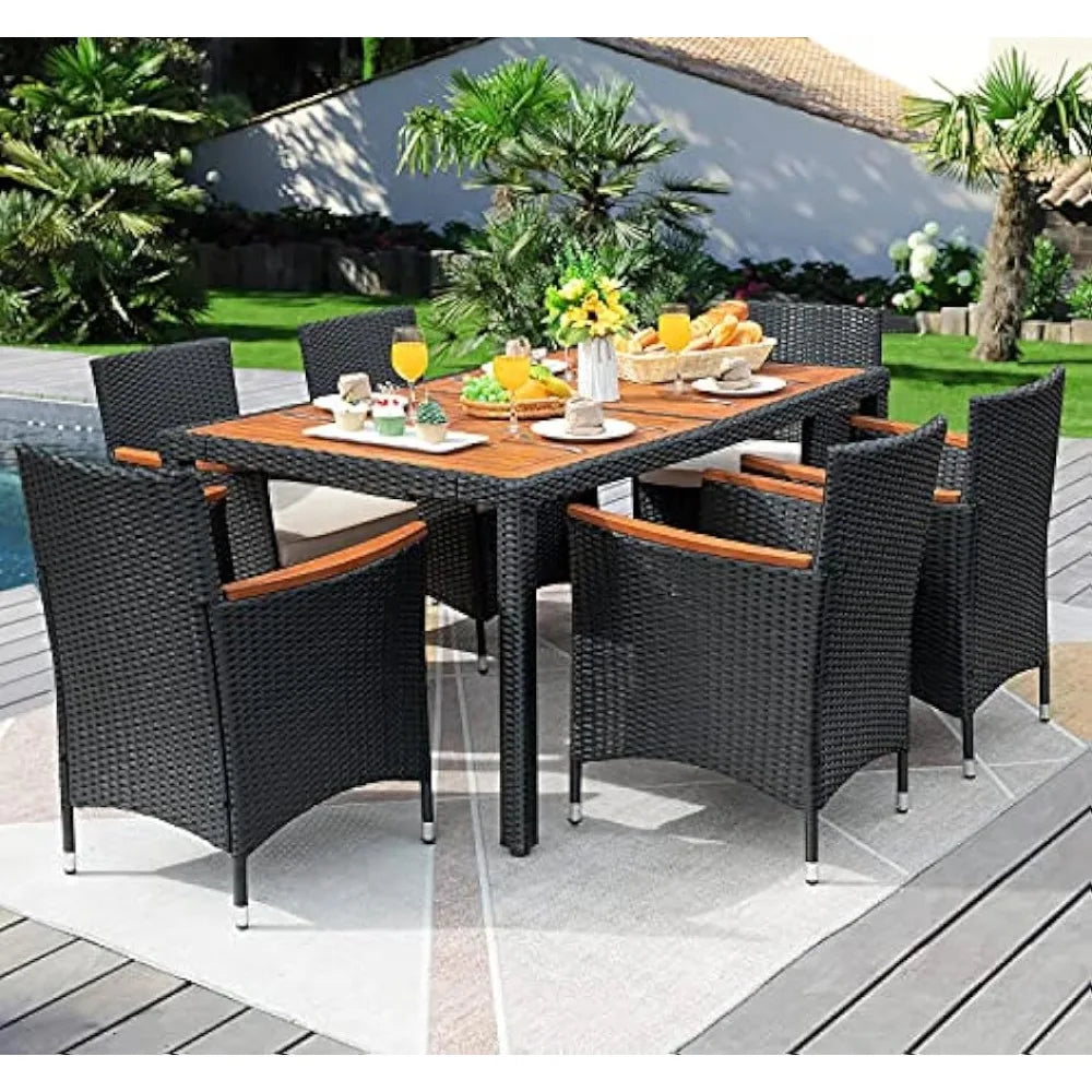 7 Piece Outdoors Patio Furniture Set