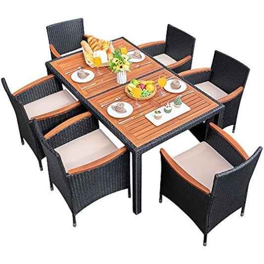 7 Piece Outdoors Patio Furniture Set